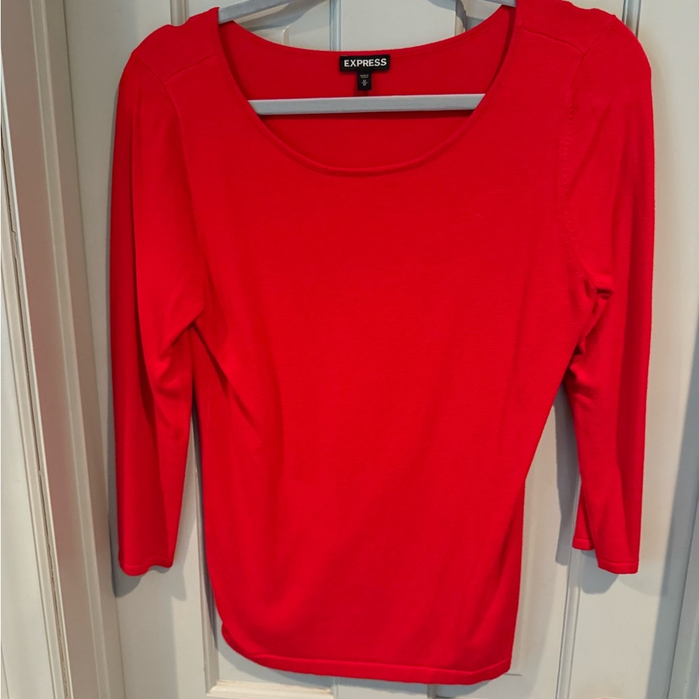 Express size medium red sweater.